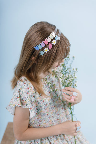 SPR - Easter Bunny Daisy Headband