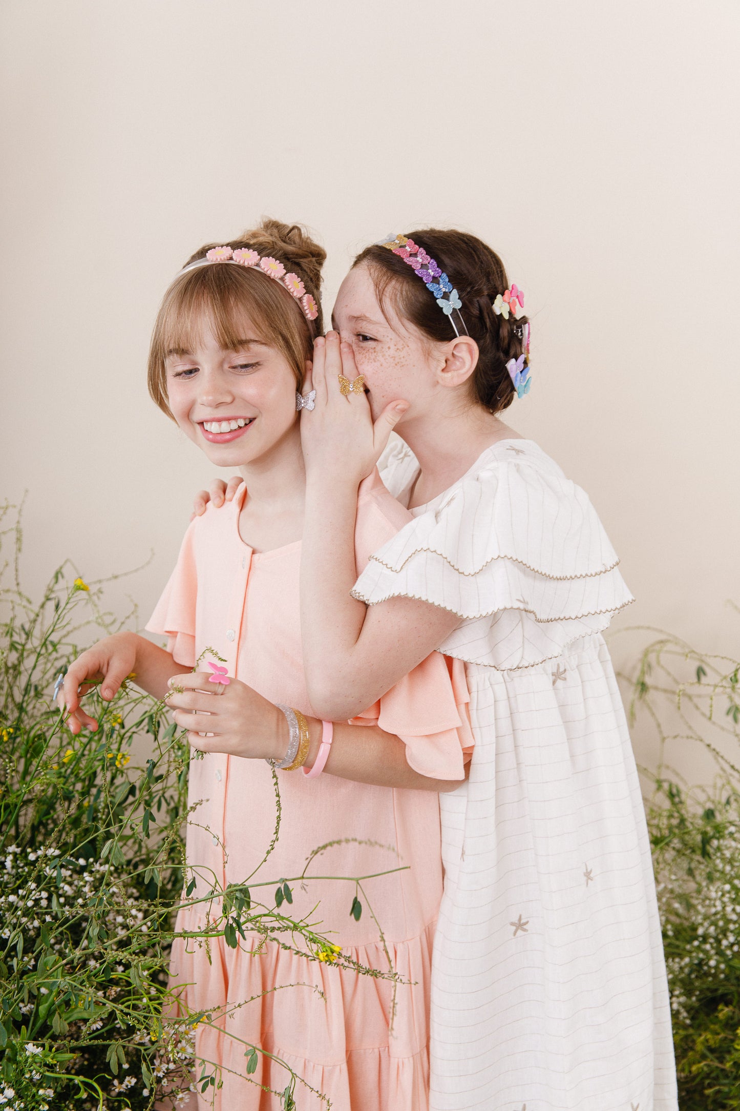 SPR - Daisies Pink Headband