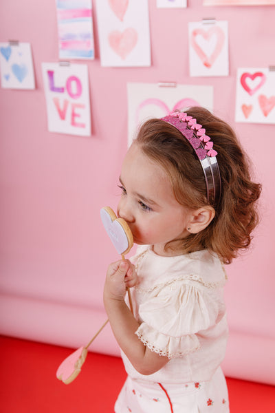 Bows Pink Headband