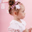 VAL25 - Bows Satin Pink Headband