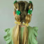 SPR- Leprechaun Hat Shamrock St. Patricks Hair Clips