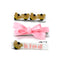 SPR - Bees Kind and Pink Bow Hair Clips