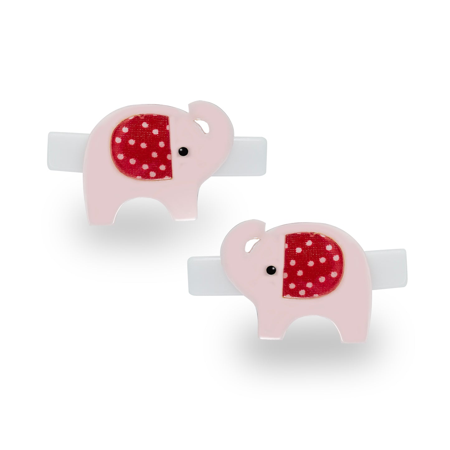 Pink Elephant Hair Clip