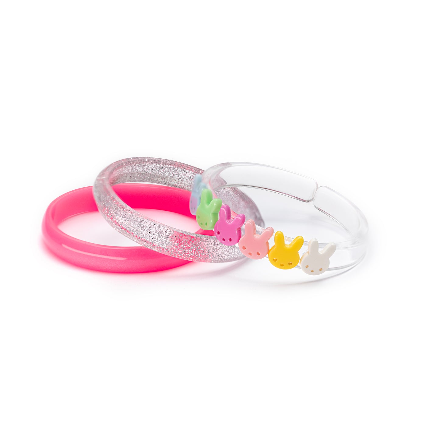 SPR - Bunnies Neon Pink Bangles