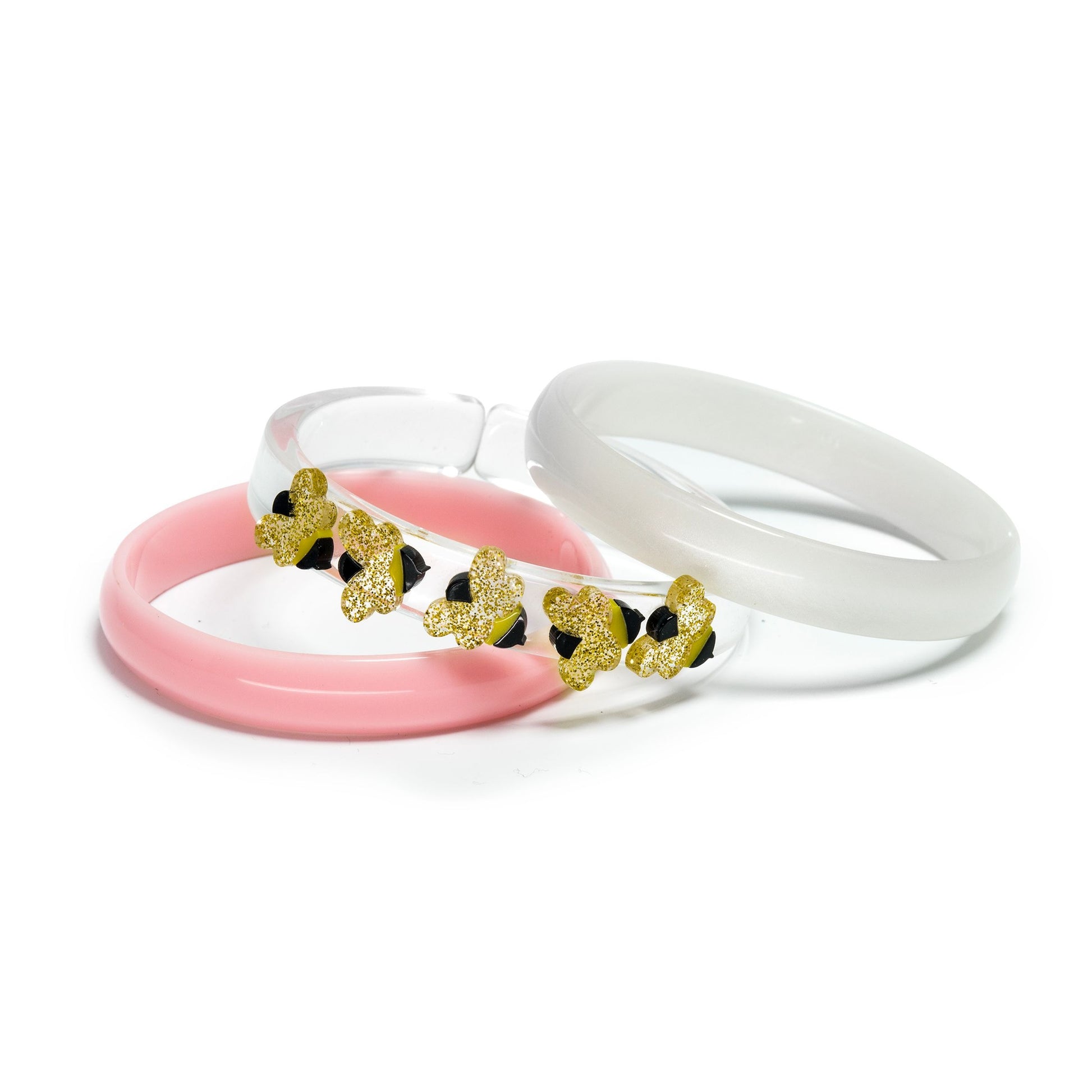 SPR - Bees Glitter Bangle Set