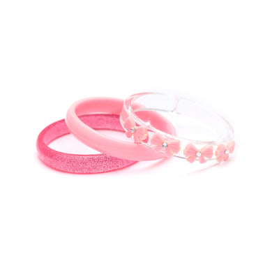 VAL25 Bows Vintage Pink Bangles