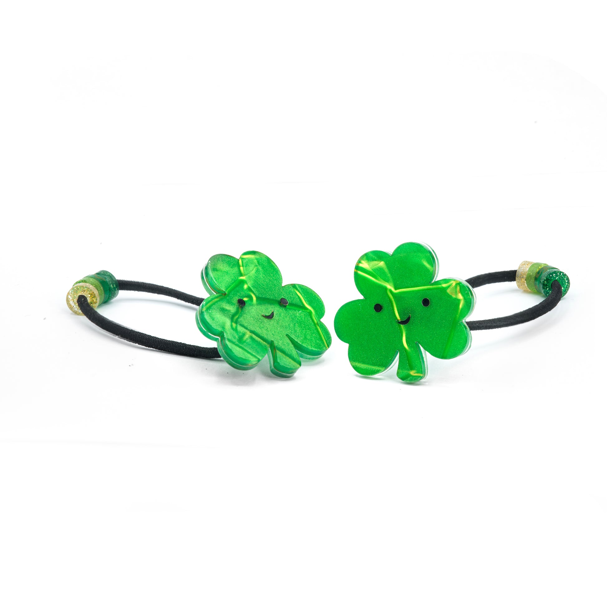 SPR- Shamrock St. Patricks Hair Ties