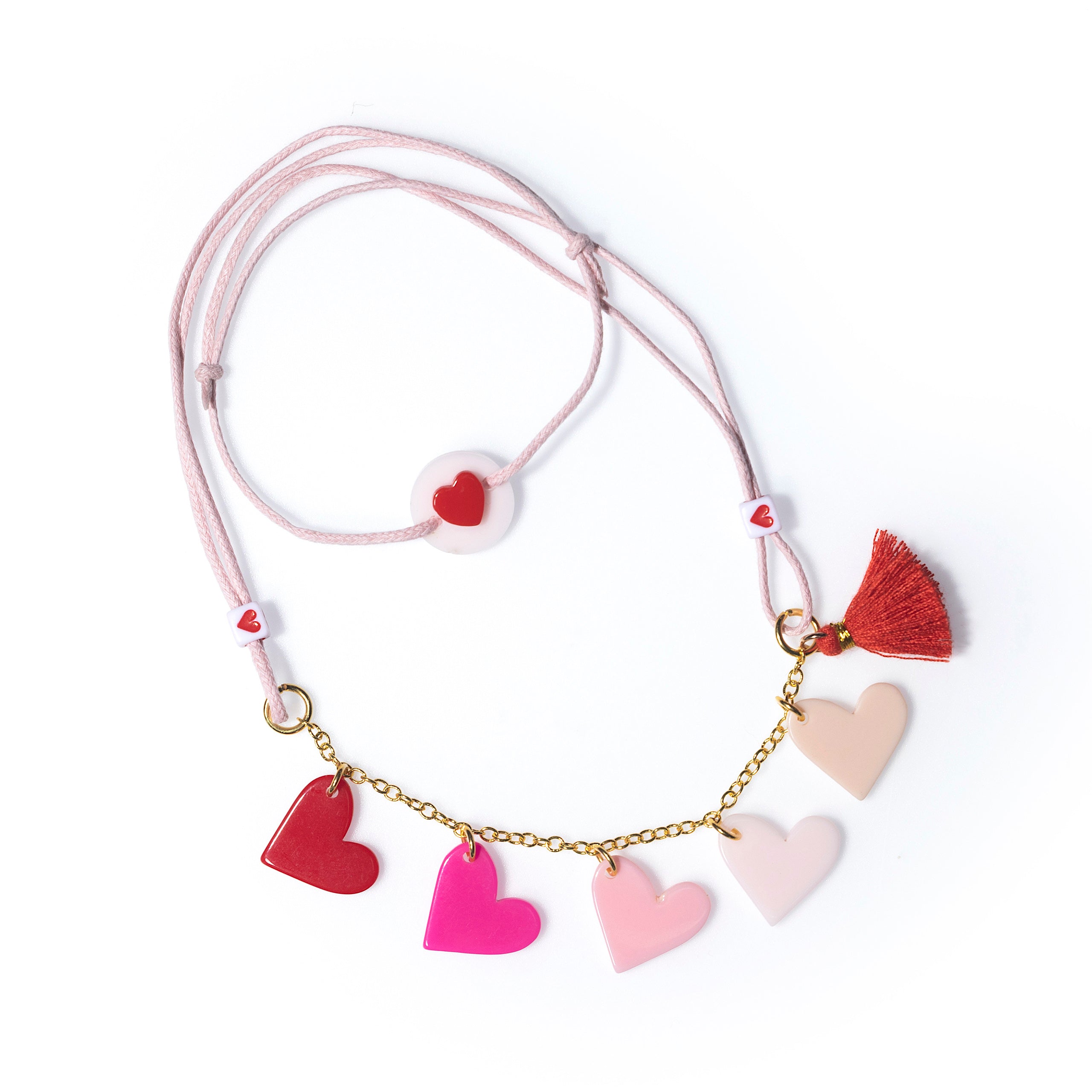 Heart Gold Pendant Necklace, Handmade Jewelry Necklace Gold, Multi Heart  Necklace, Y2k Necklace, Multi Heart White Necklace, - Etsy Ireland